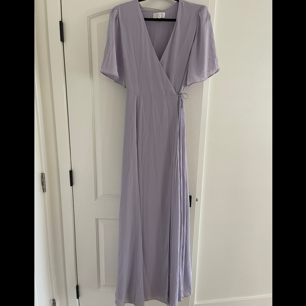 Wayf purple maxi dress - Picture 1 of 3